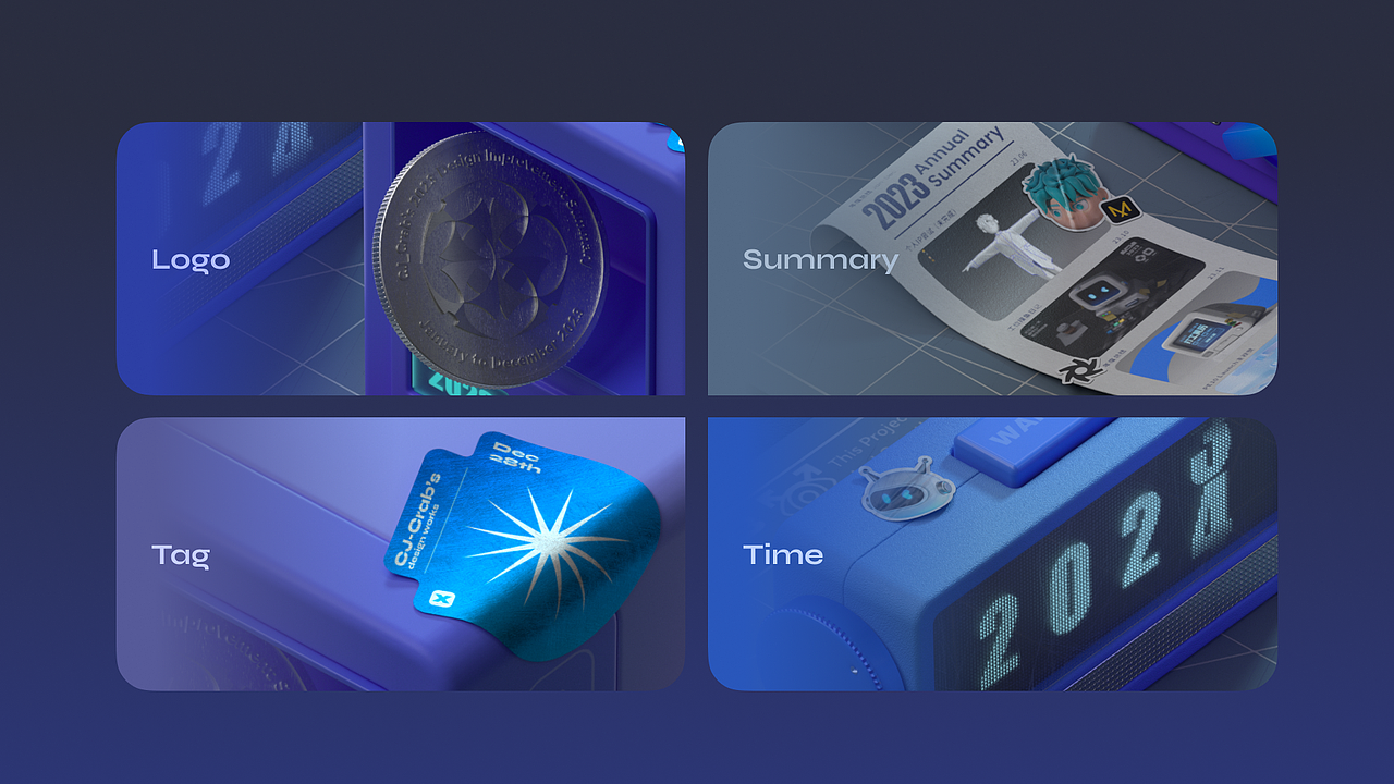 2023年度总结（图ZMzU5Mjg1NTgw） - 其他三维 - 站酷设计师洗衣液蟹原创素材 - 站酷ZCOOL