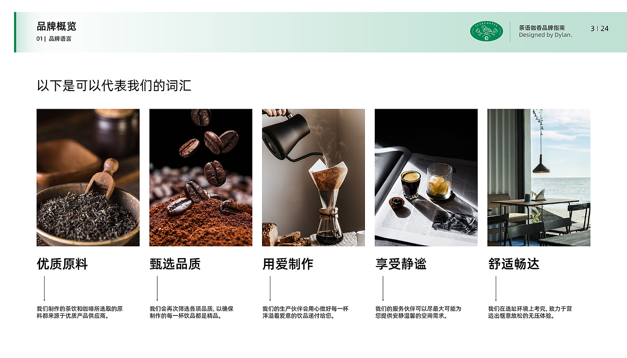 茶语咖香品牌VI