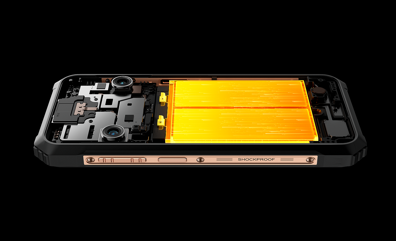 C4D&RS 3C数码三防手机创意渲染