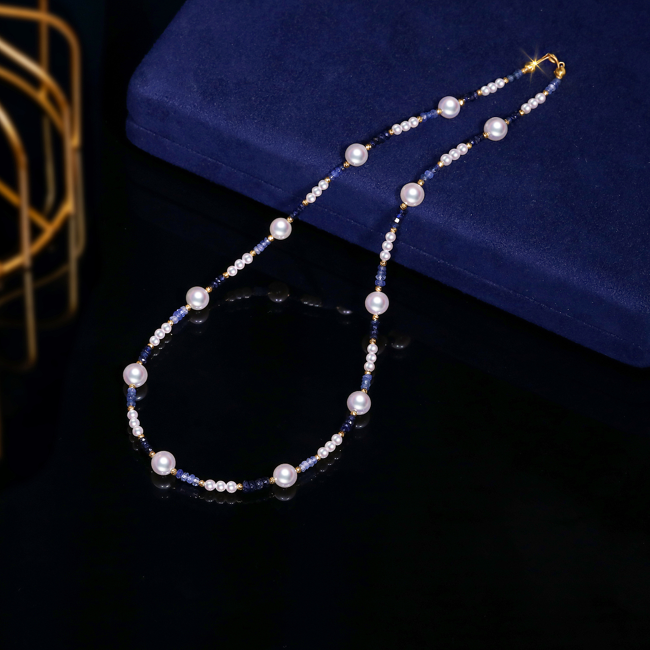 珠宝产品摄影 - 珍珠项链系列