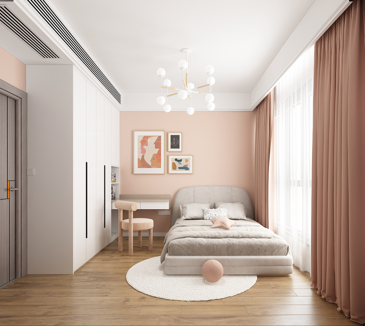 人和春天-现代风格