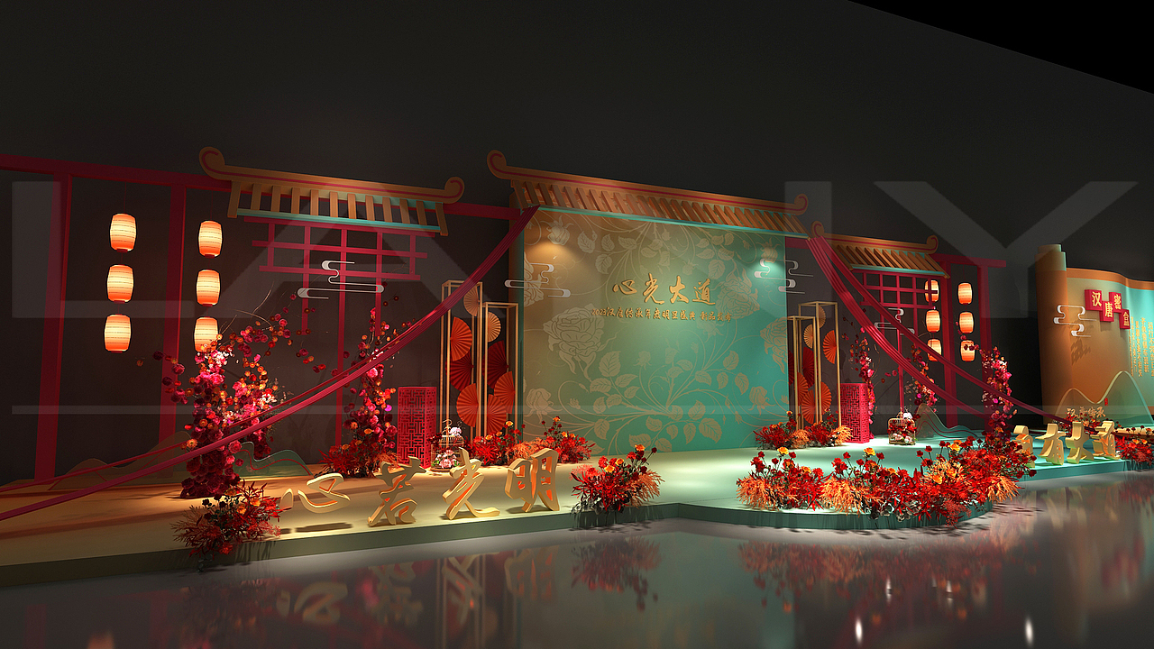 年会年度盛典、新品发布，几个DP点诠释汉唐美学（图ZMzYxODU2ODgw） - 场景 - 站酷设计师蓝LANT原创素材 - 站酷ZCOOL