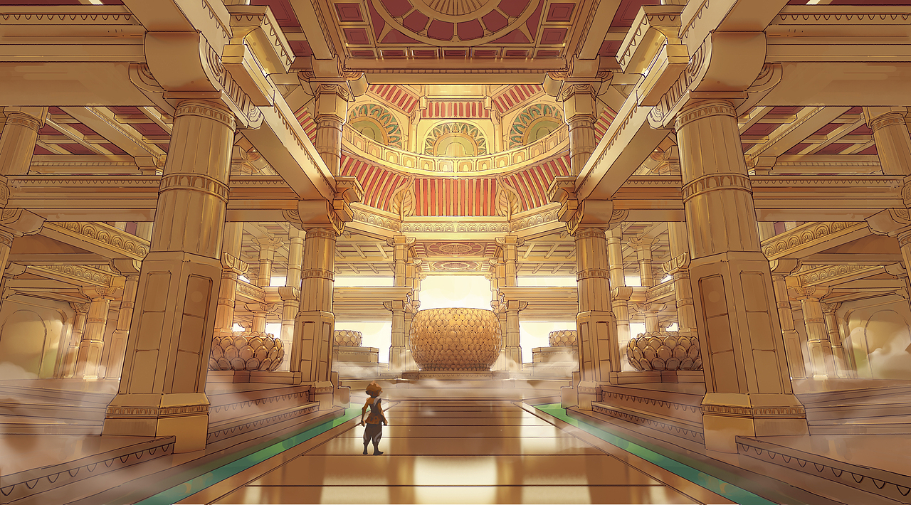 给动画片《新西游历险记》做的一些场景设定(合集)