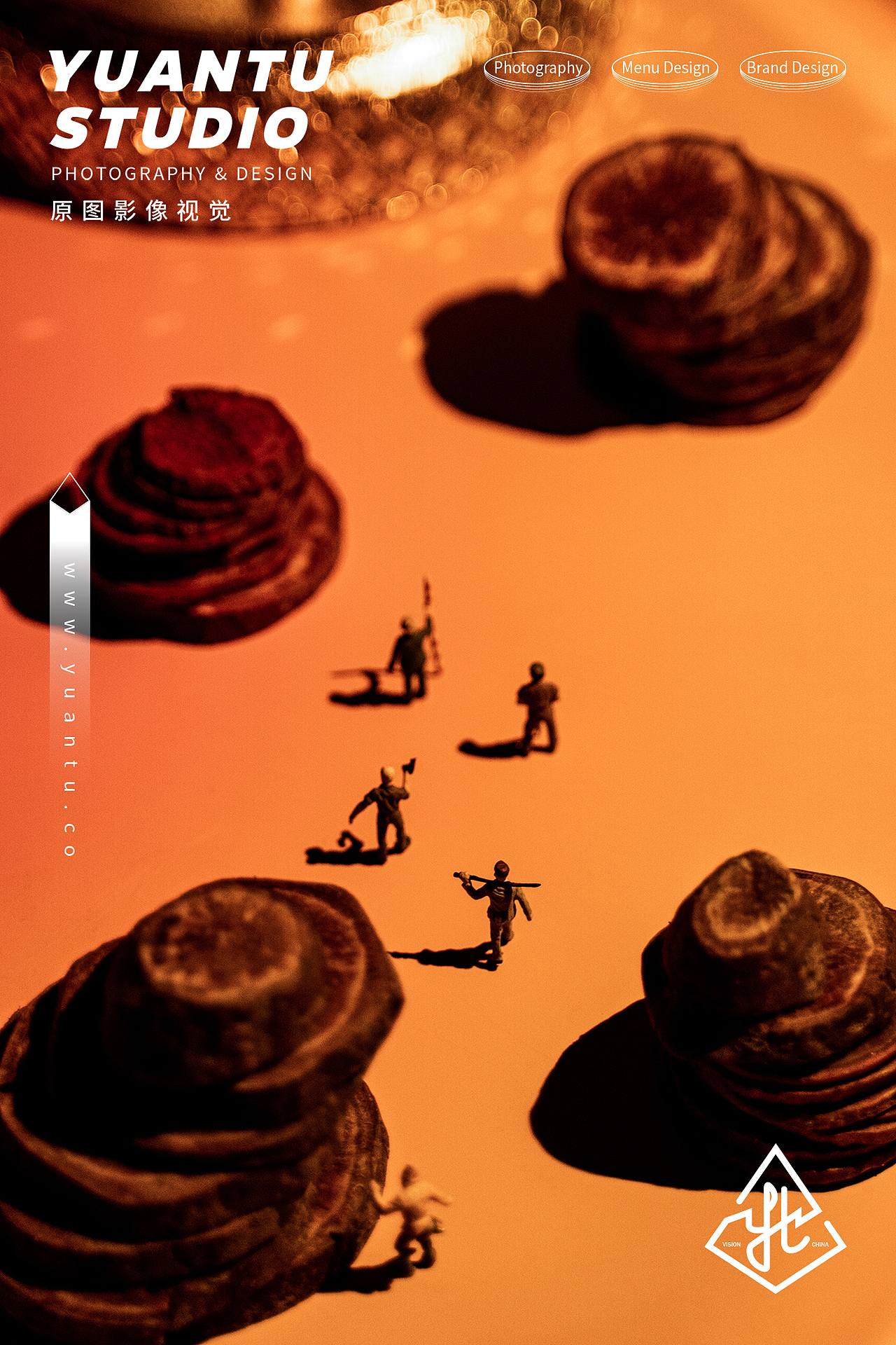 【微距小人国摄影】小人物大制作集合（图ZMzEwODY4ODg0） - 产品摄影 - 站酷设计师金大力美食摄影原创素材 - 站酷ZCOOL