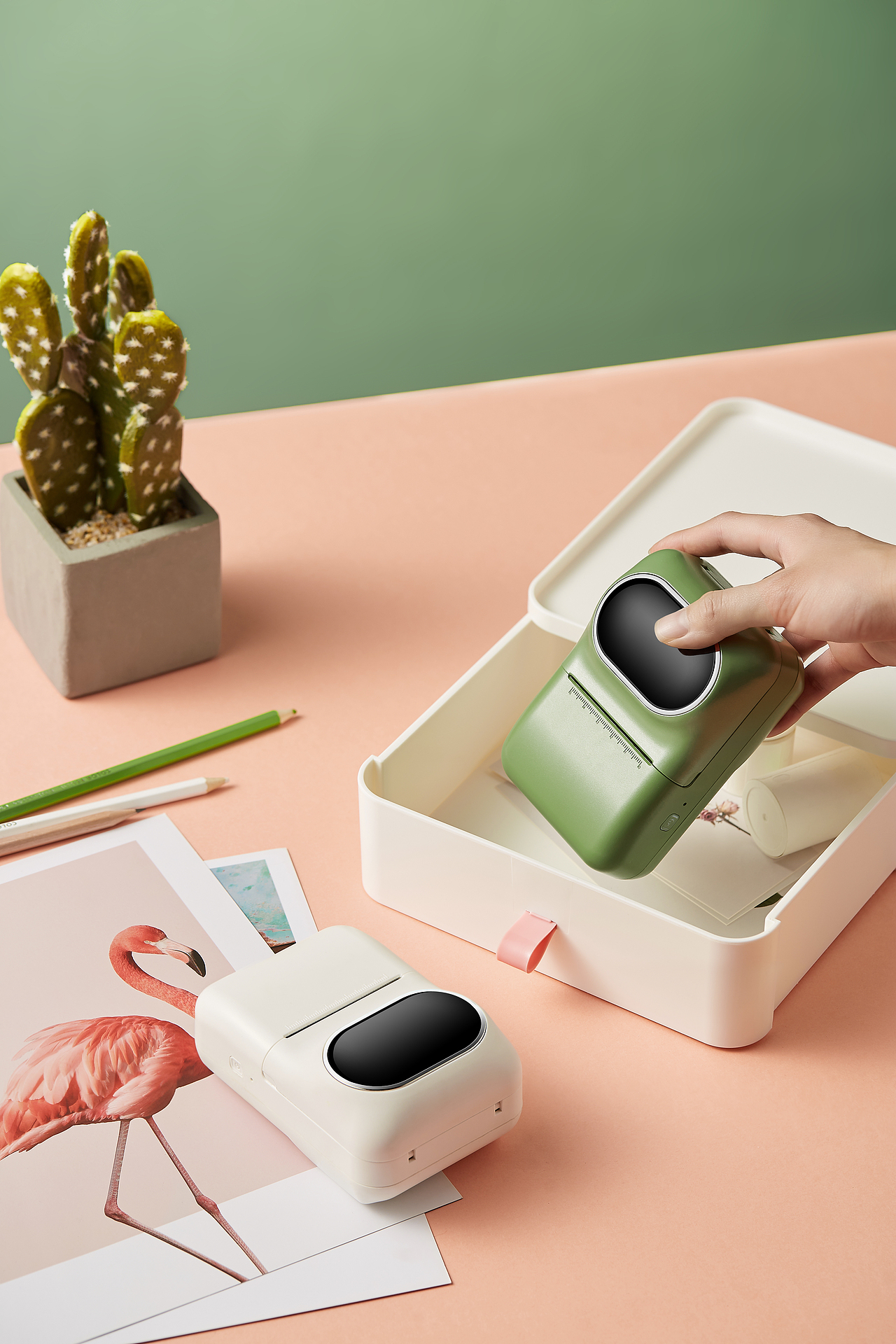 一套迷你打印机的拍摄（图ZMzQ2NjYwOTMy） - 修图/后期 - 站酷设计师三匠工作室原创素材 - 站酷ZCOOL