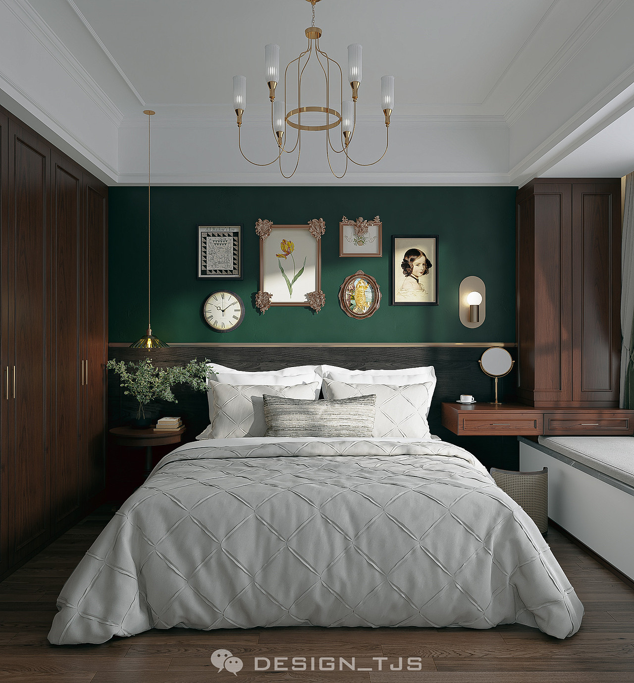 观澜逸品美式风格（图ZMzMwODU2MDI0） - 家装设计 - 站酷设计师Vray_唐井盛原创素材 - 站酷ZCOOL