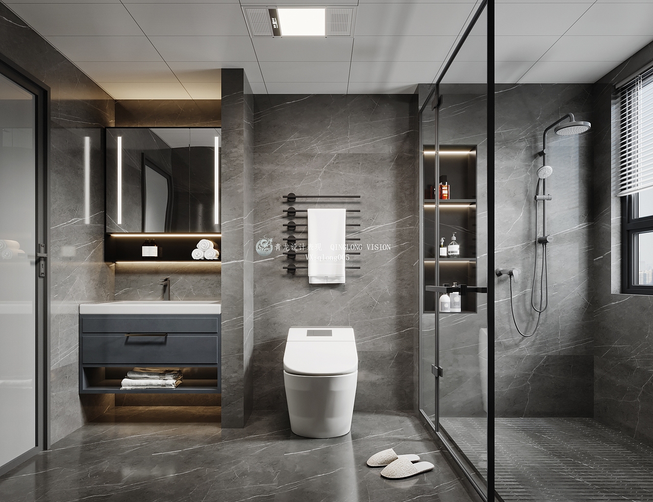 卫生间效果图合集