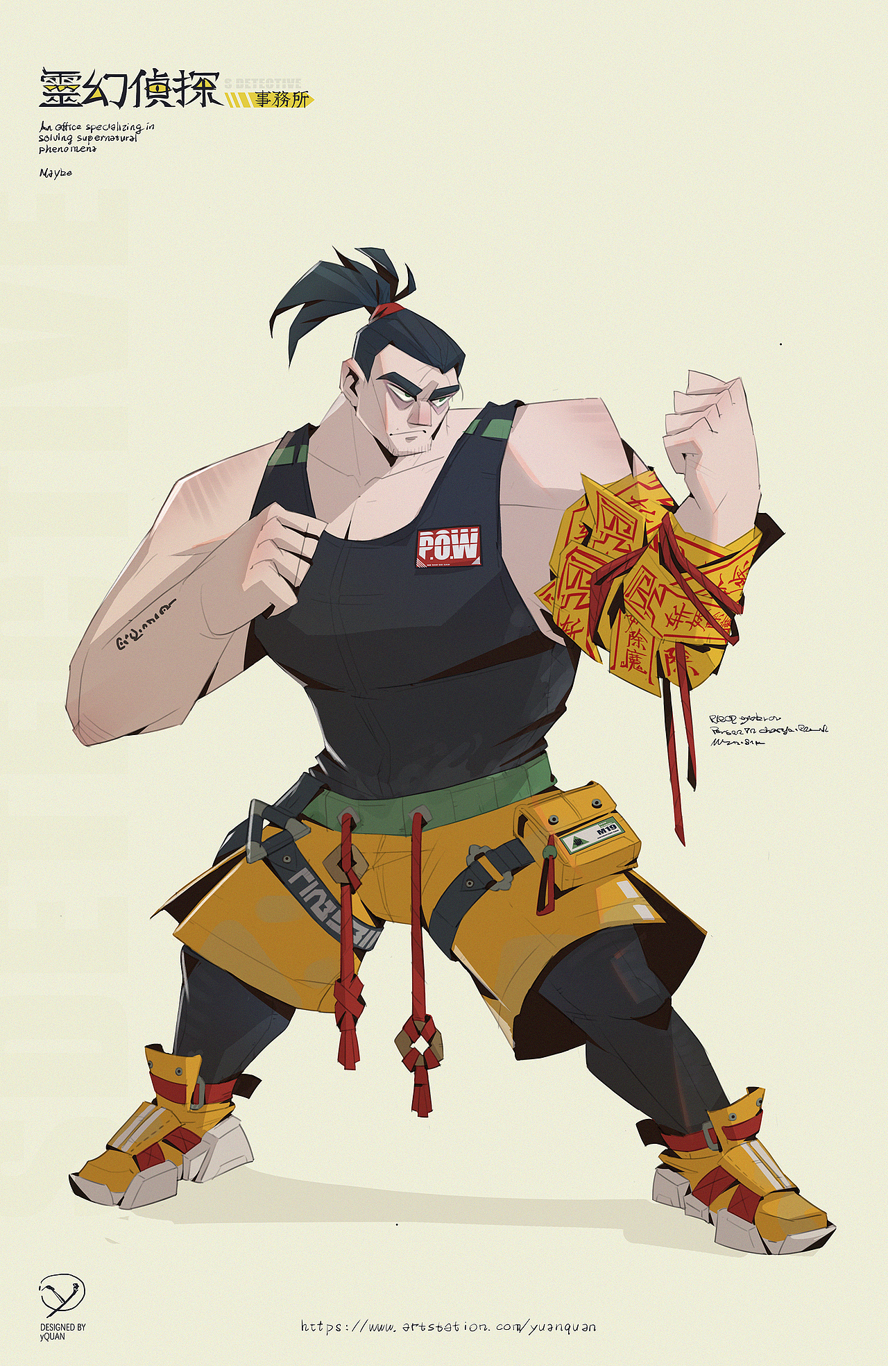 灵幻侦探（图ZMzE5NTY1MDc2） - 游戏原画 - 站酷设计师歪圈原创素材 - 站酷ZCOOL