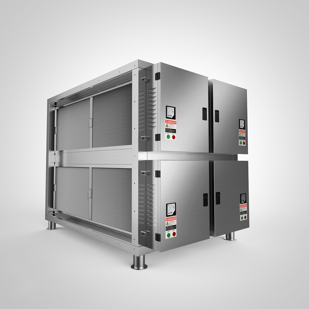 产品效果图渲染 | 工业油烟净化器（图ZMzM5NDc1Njgw） - 工业用品/机械 - 站酷设计师麻雀设计原创素材 - 站酷ZCOOL