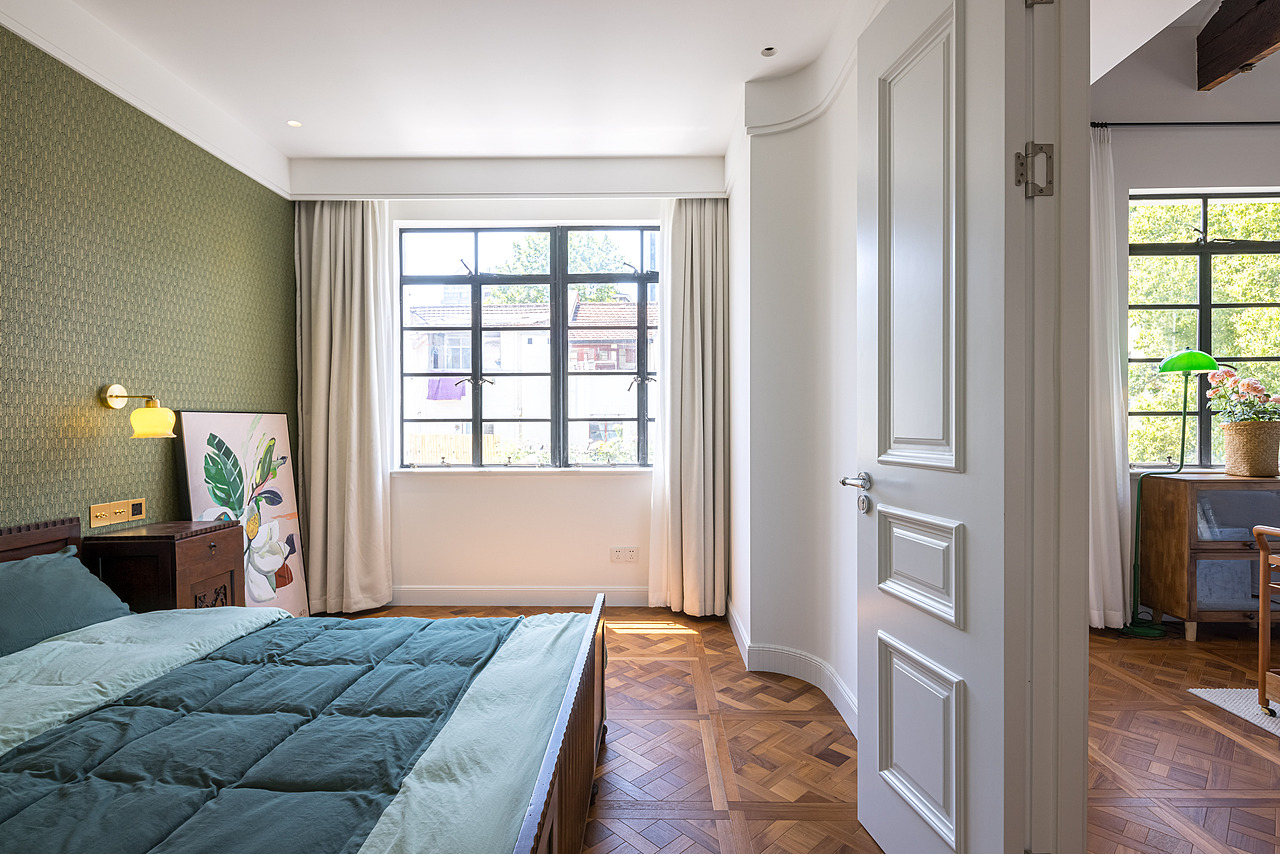 电影场景般的上海老洋房 | 私宅设计落地实景