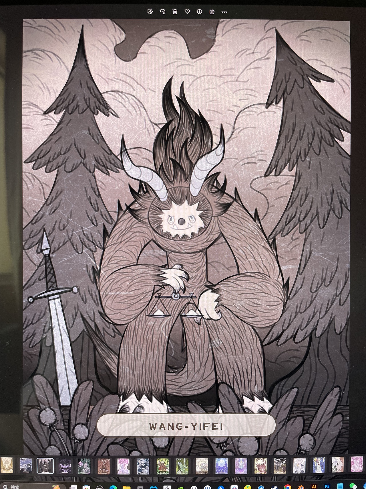 WANG-YIFEI(插画集)-2023插画作品合集