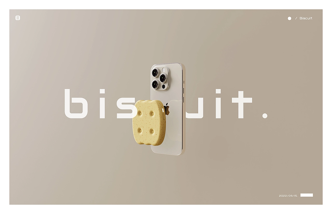 Sandwich - 饼干磁吸无线充电宝