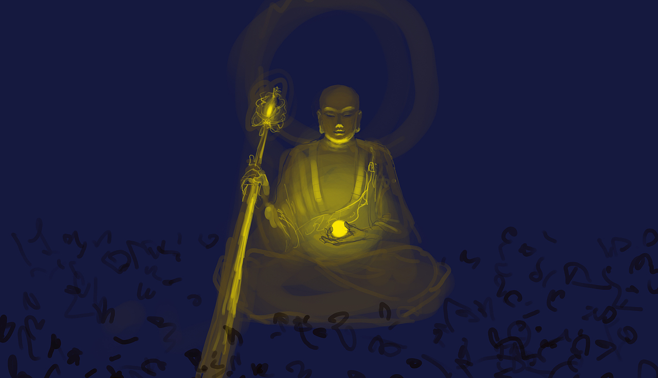 地藏菩薩（圖ZMzQyMzQ0MTY4） - 概念設(shè)定 - 站酷設(shè)計師寬窄原創(chuàng)素材 - 站酷ZCOOL