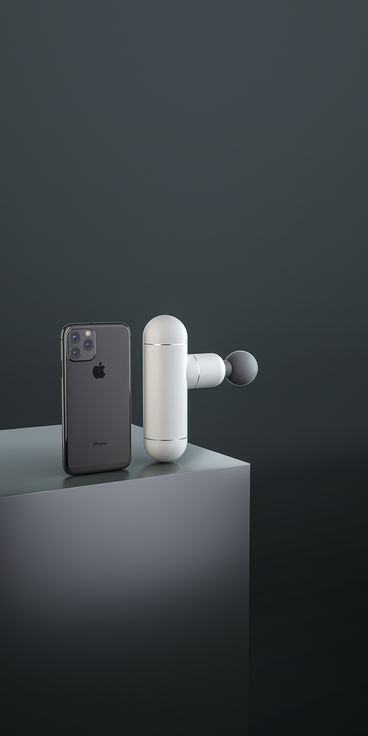 产品渲染Ⅲ_筋膜枪