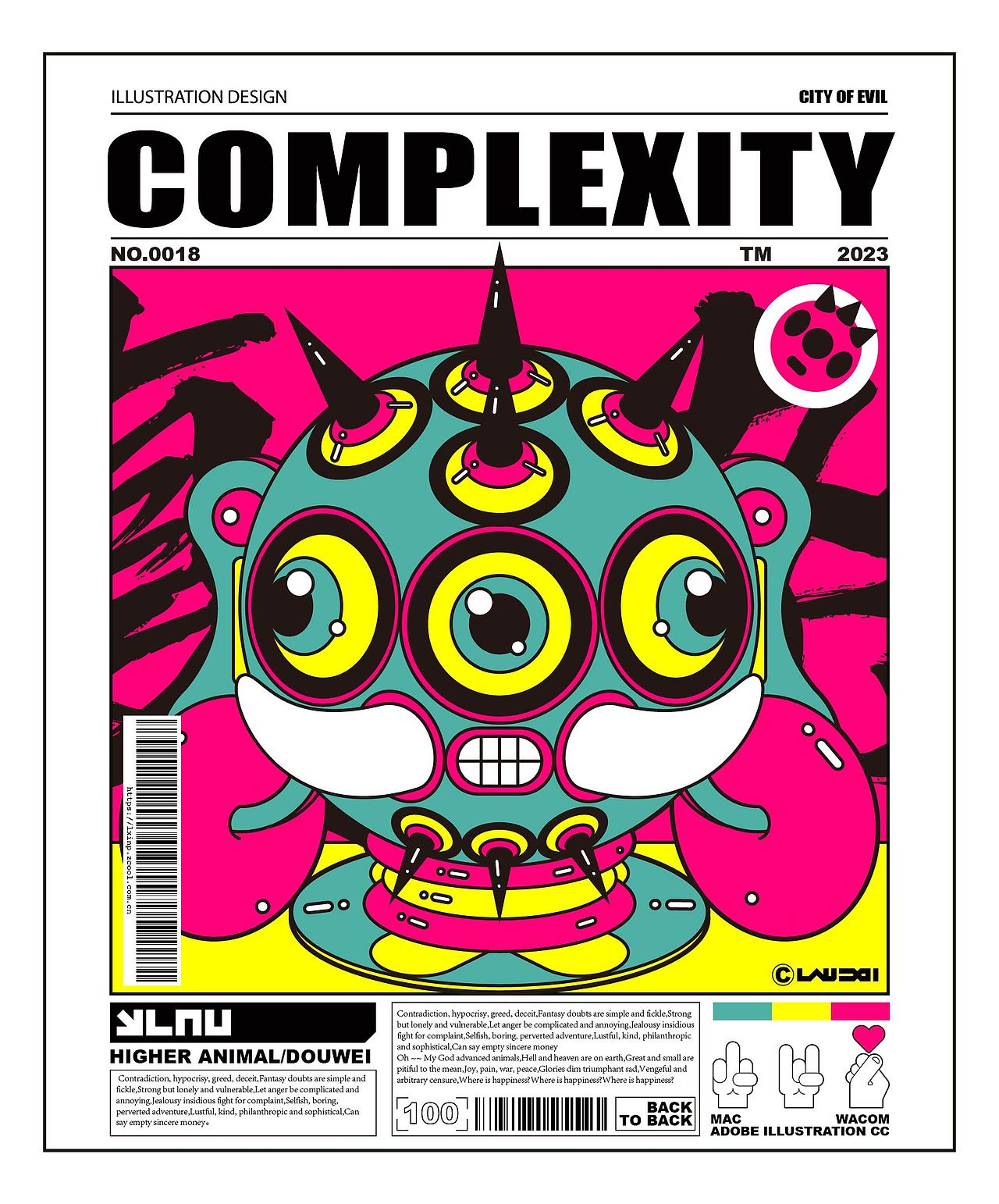 CITY OF EVIL（图ZMzQzMDQ3Nzcy） - 新锐潮流插画 - 站酷设计师LAU丶一乂刂原创素材 - 站酷ZCOOL