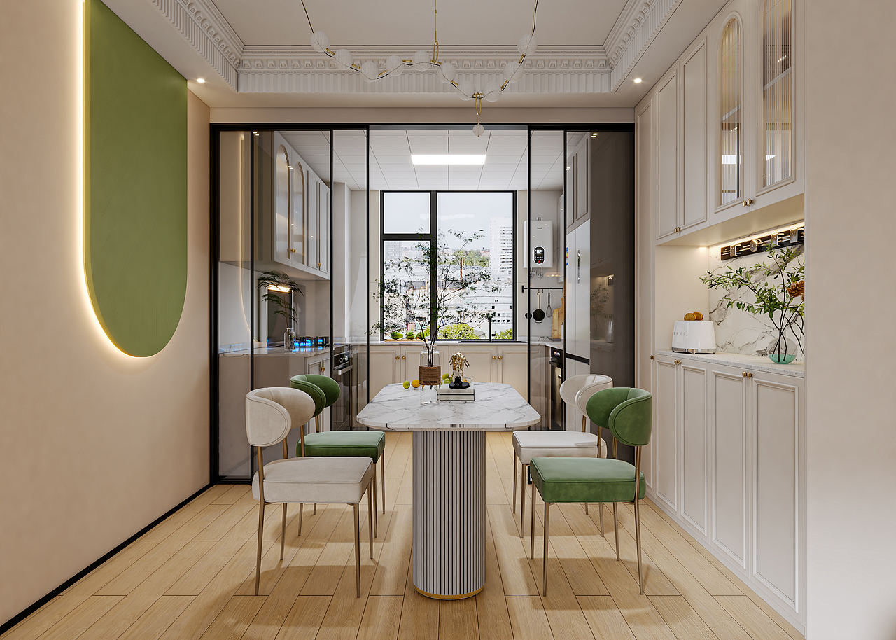 牛油果綠+奶油風(fēng)（圖ZMzU2NTc2Mjg4） - 家裝設(shè)計(jì) - 站酷設(shè)計(jì)師千年夢設(shè)計(jì)原創(chuàng)素材 - 站酷ZCOOL