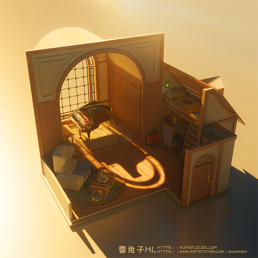 室内设定（图ZMzM5OTQ4MTQw） - 游戏原画 - 站酷设计师雪兔子hl原创素材 - 站酷ZCOOL