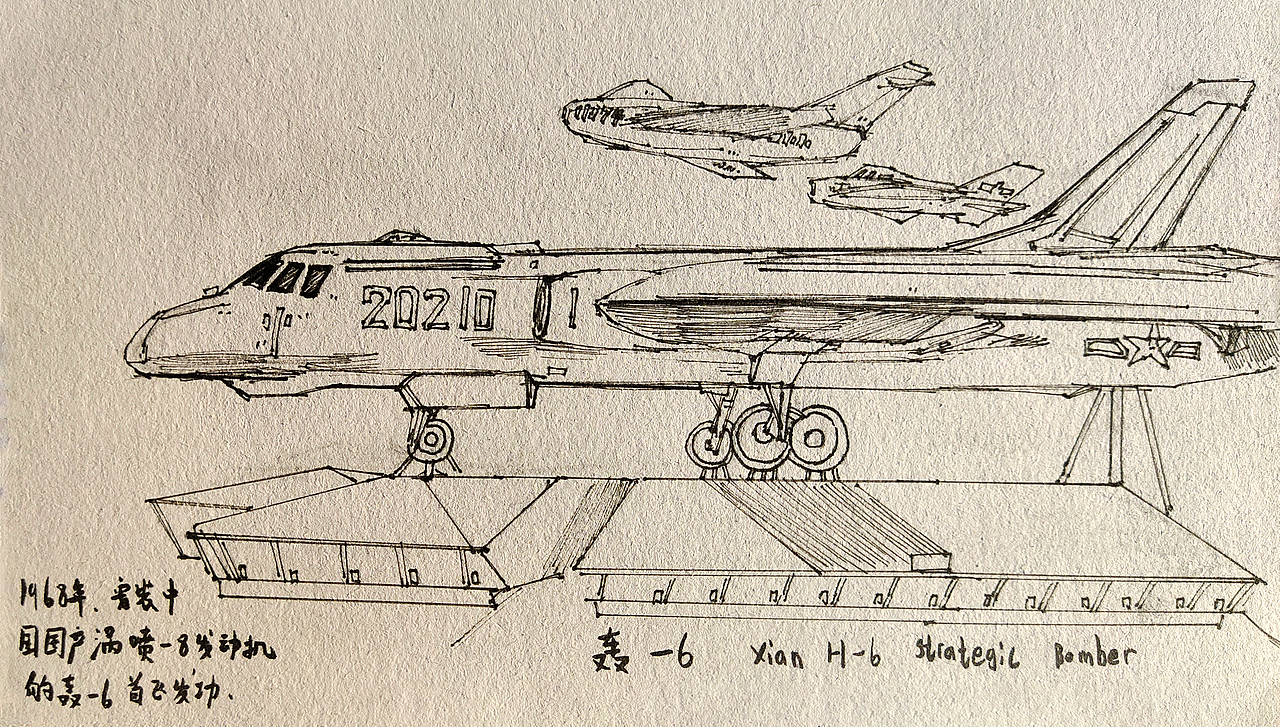 “中国人民军事革命博物馆”写生速写（图ZMzU1OTM1NzI4） - 创作习作 - 站酷设计师南河湾原创素材 - 站酷ZCOOL