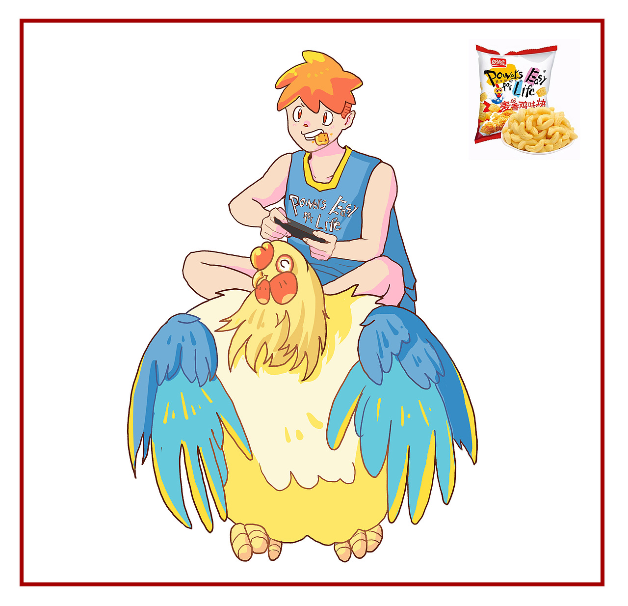 国货食品拟人练习（图ZMzA3MTAzMTk2） - 创作习作 - 站酷设计师JADE奚原创素材 - 站酷ZCOOL