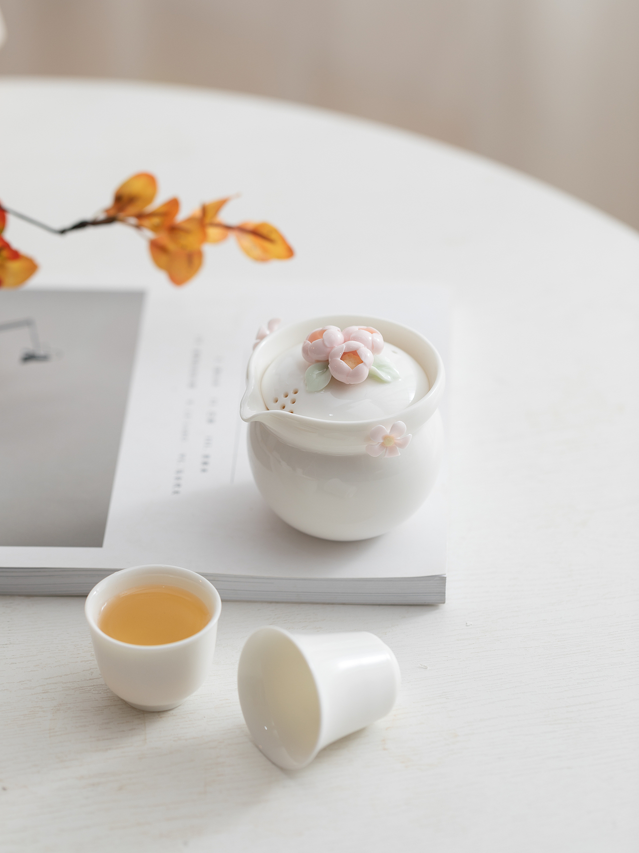 手工捏花茶具！新图来一波（图ZMzI0MjE1MTI0） - 产品摄影 - 站酷设计师八块腹肌还差七块原创素材 - 站酷ZCOOL