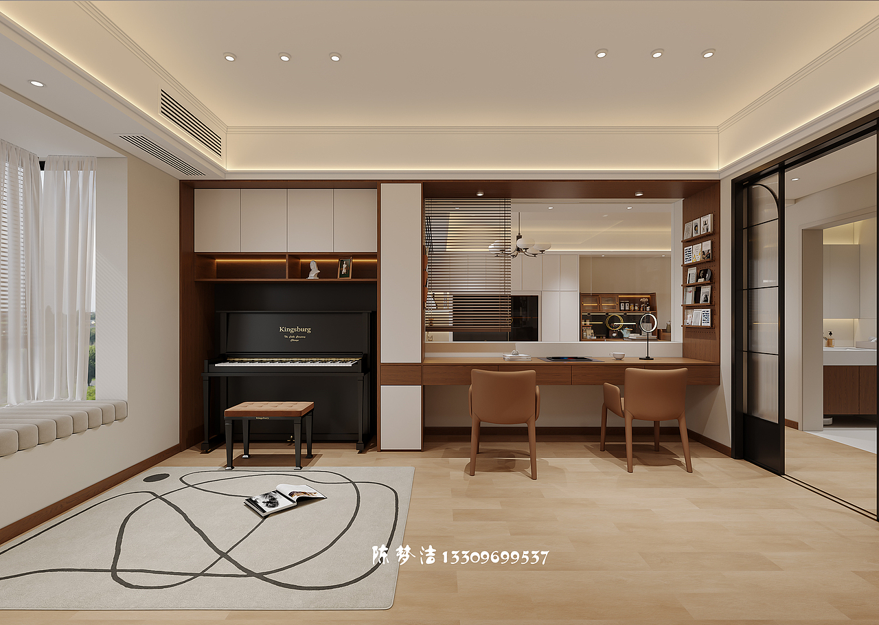 中古风之家,奶咖与木质交织出绝美电影质感