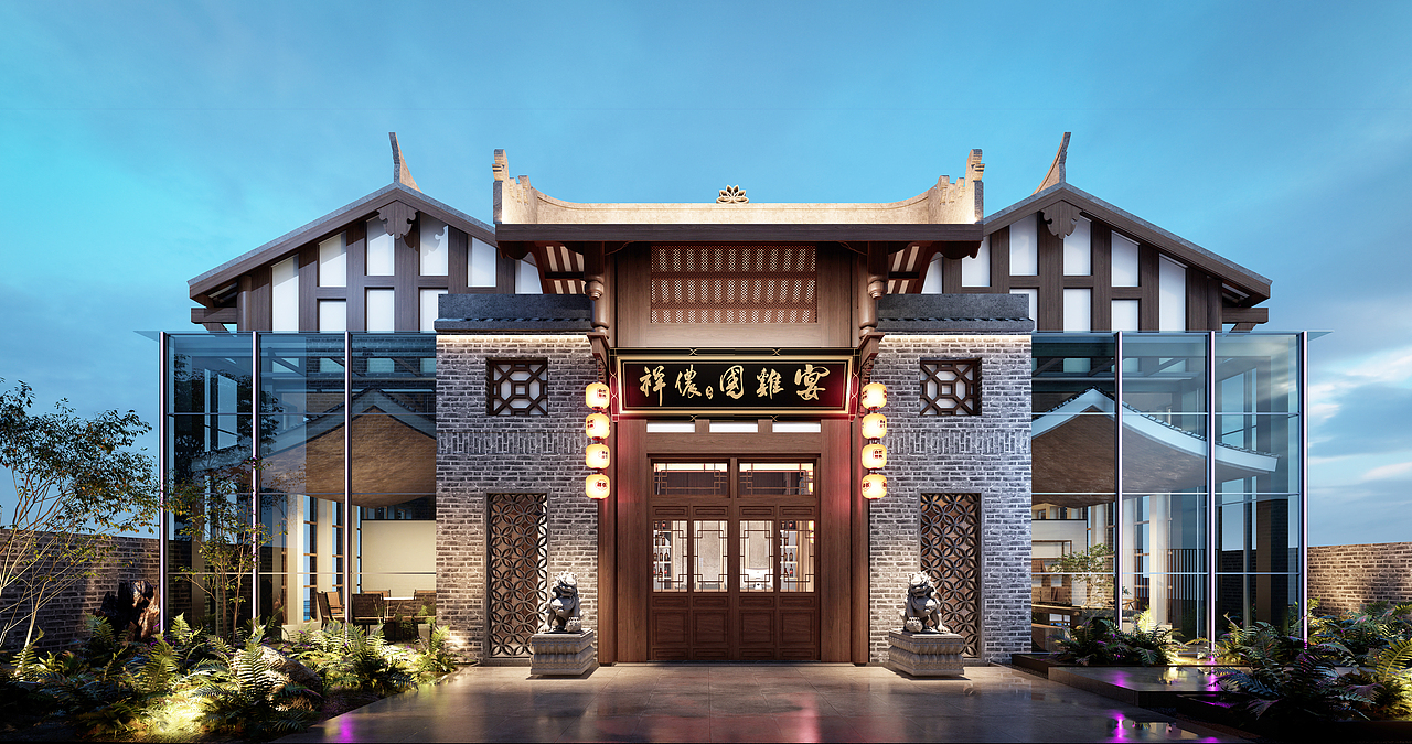 万境壹空·都江堰祥侬国鸡宴餐饮空间设计及品牌设计