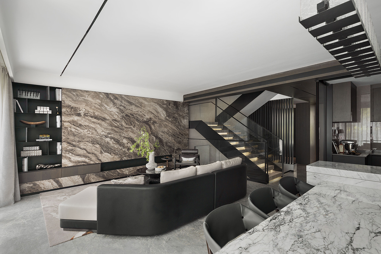 美有很多种定义,它不仅是一种多维度的尝试,也是源自生活的一种思考。而今,复古英伦与现代摩登的相融早已不再拔新领异,但锐度设计在此次项目中,从艺术时尚的不同视角入手,给出了另一种表达。