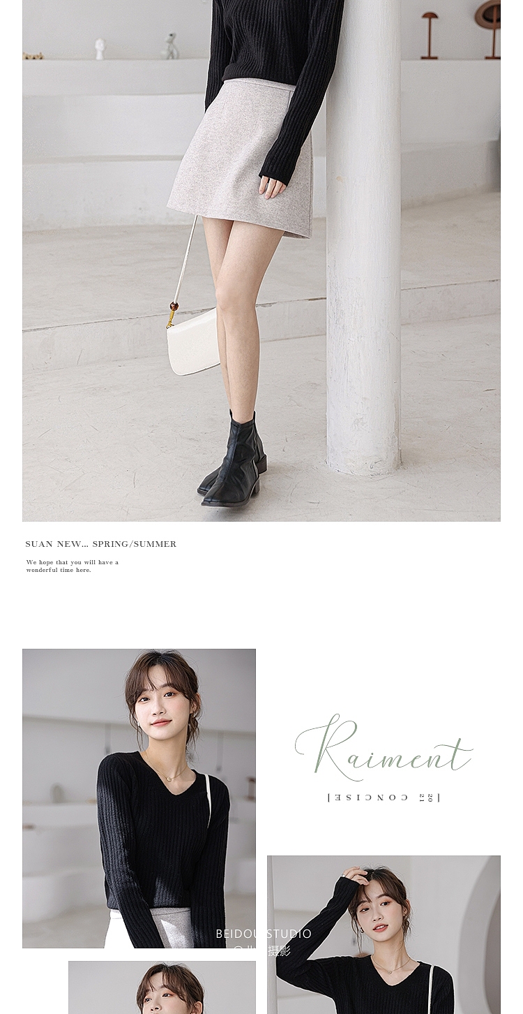 模特小咪 羊绒衫拍摄 上衣拍摄（图ZMzMwMDQ1OTky） - 人像摄影 - 站酷设计师北斗摄影原创素材 - 站酷ZCOOL