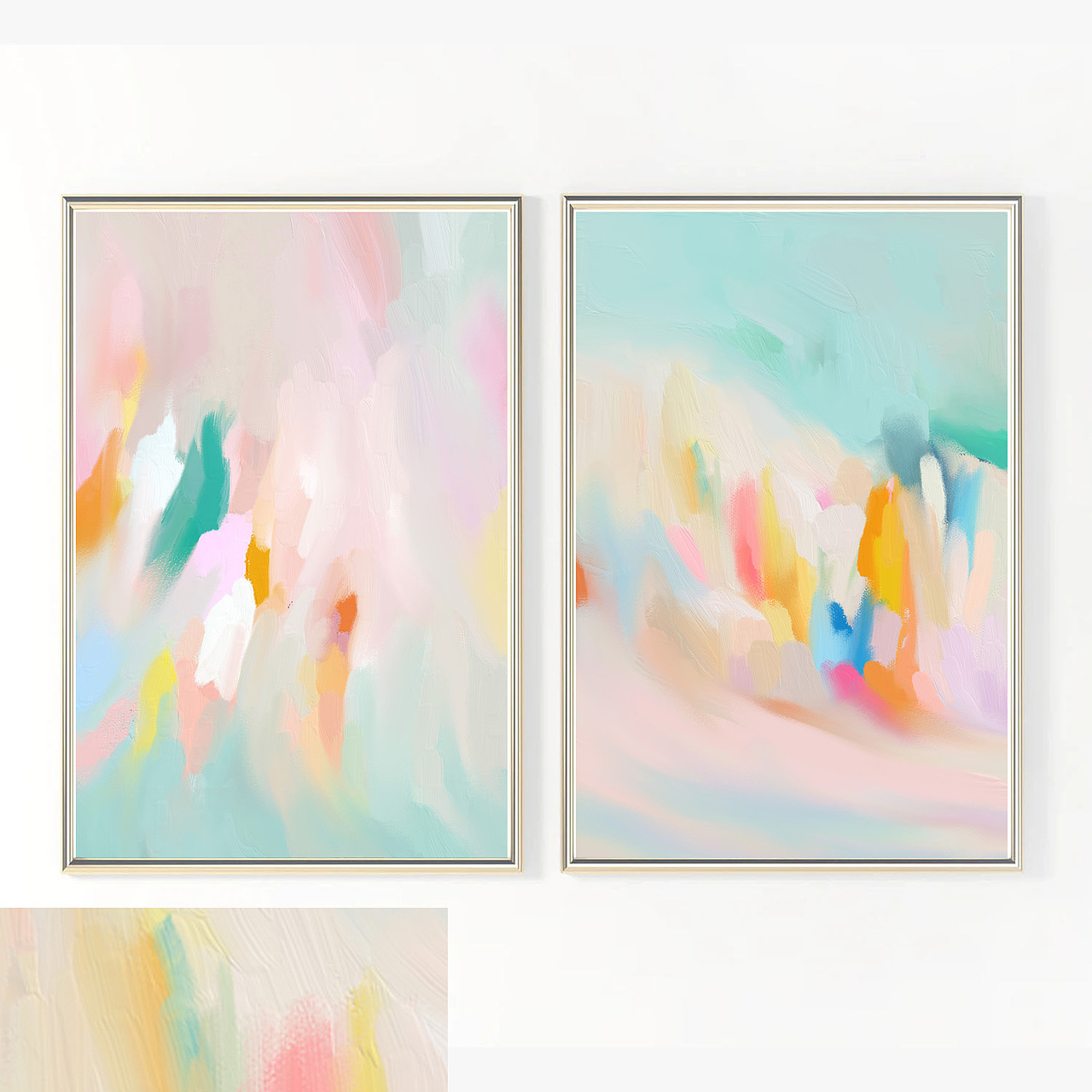 为美国知名艺术家居原创设计的最新色彩油画