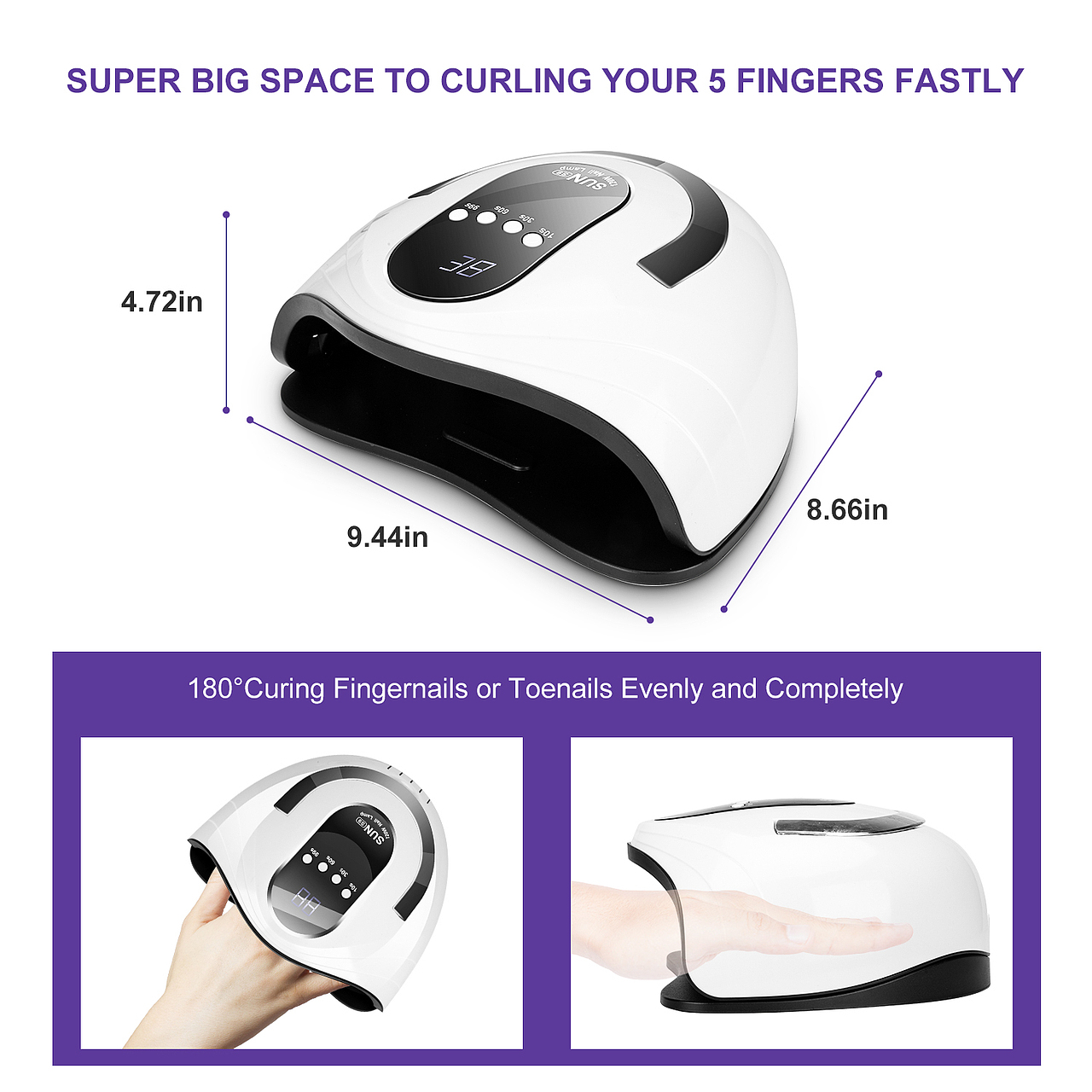 亚马逊上美甲灯套图