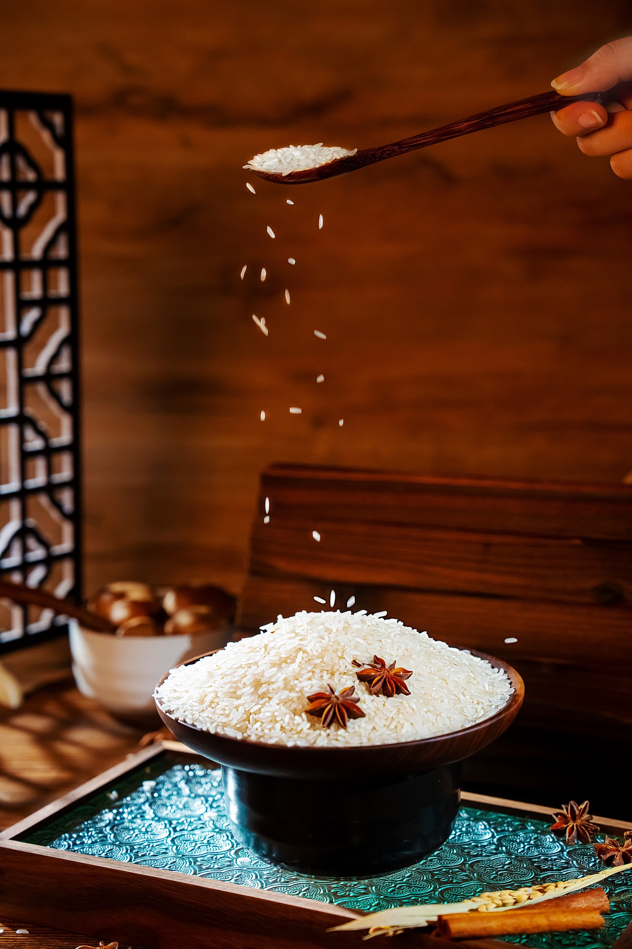 大米拍摄/谷物食品食物摄影