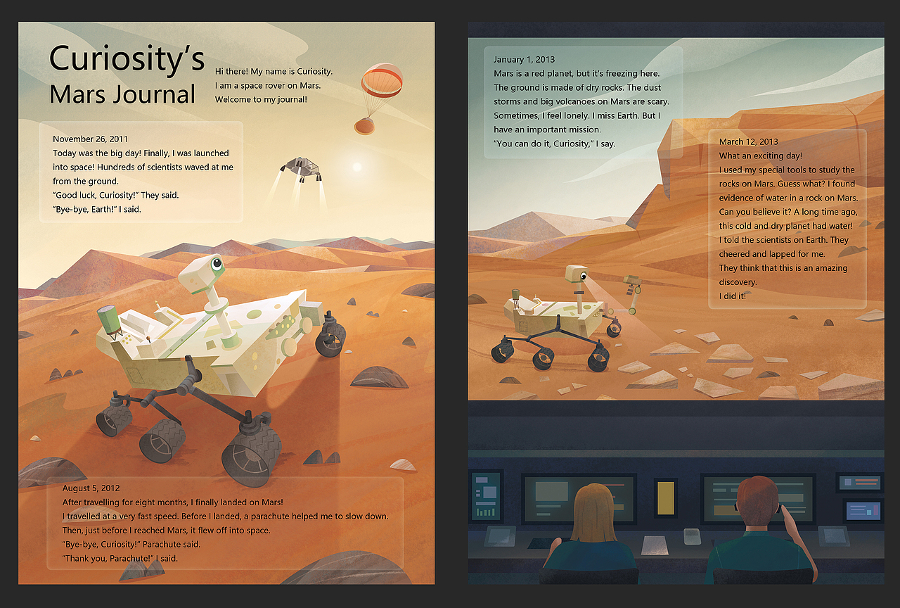 凤凰英语杂志配图2（图ZMjk2NTQyMjYw） - 儿童插画 - 站酷设计师pollybo原创素材 - 站酷ZCOOL