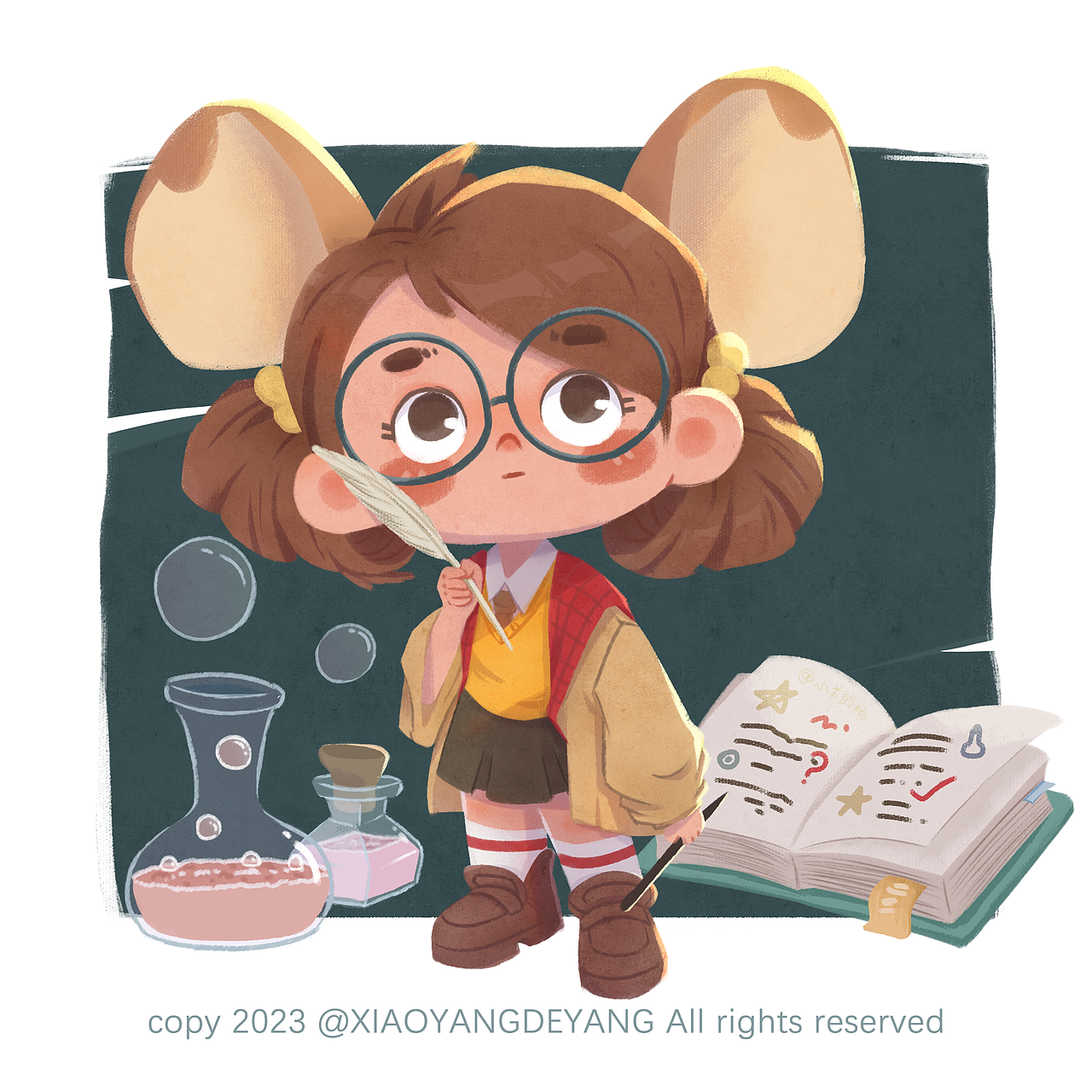 2023插画总结（图ZMzYwMTM5MTg0） - 儿童插画 - 站酷设计师小羊的杨原创素材 - 站酷ZCOOL