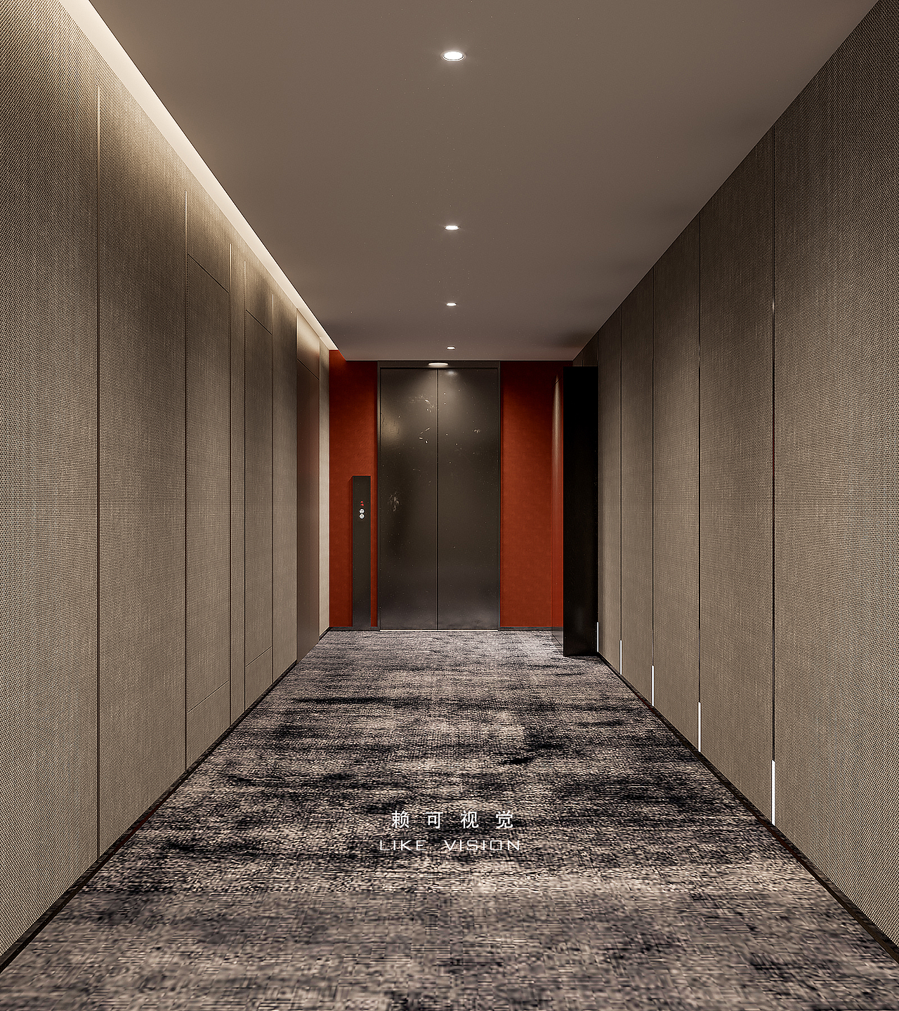 餐厅酒店过道效果图（图ZMjk4MTM5MjY4） - 建筑/空间 - 站酷设计师赖可效果图表现原创素材 - 站酷ZCOOL