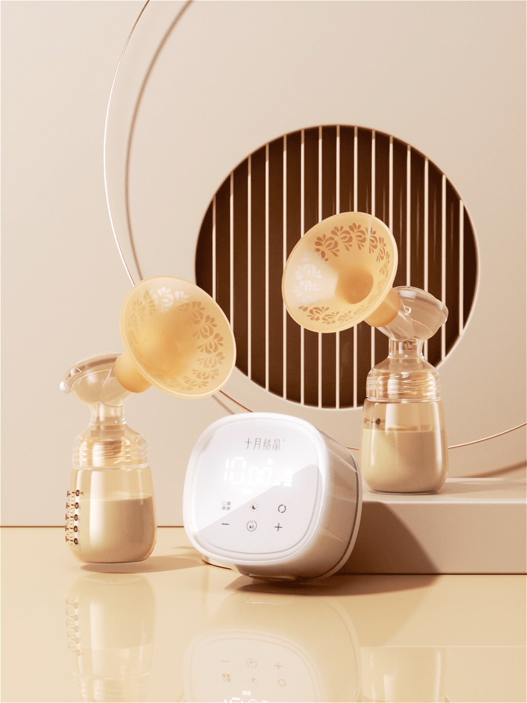 双边吸奶器产品动画渲染 主图视频