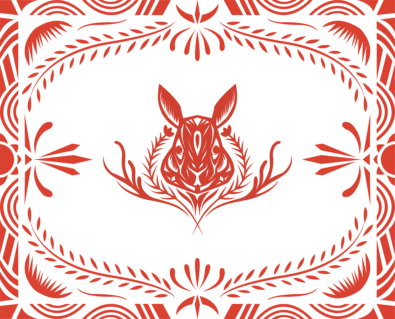 剪纸+十二生肖（图ZMzQyNjk5MDcy） - 图案 - 站酷设计师风鸣之息原创素材 - 站酷ZCOOL