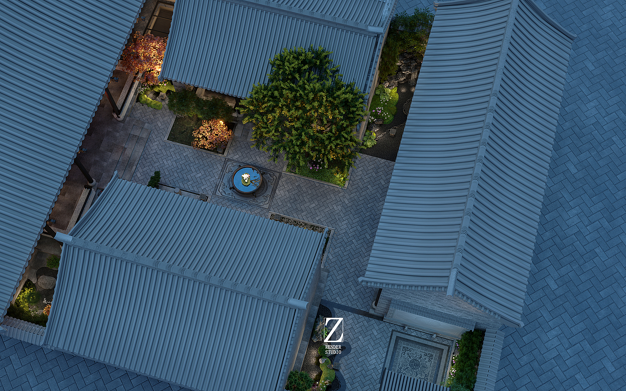 四合院住宅设计表现一