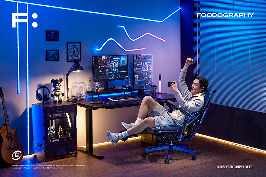 电竞椅摄影 | 骁骑X3幻鲸电竞椅 ✖ 食摄集（图ZMzY4MDQwNDEy） - 产品摄影 - 站酷设计师Foodography原创素材 - 站酷ZCOOL