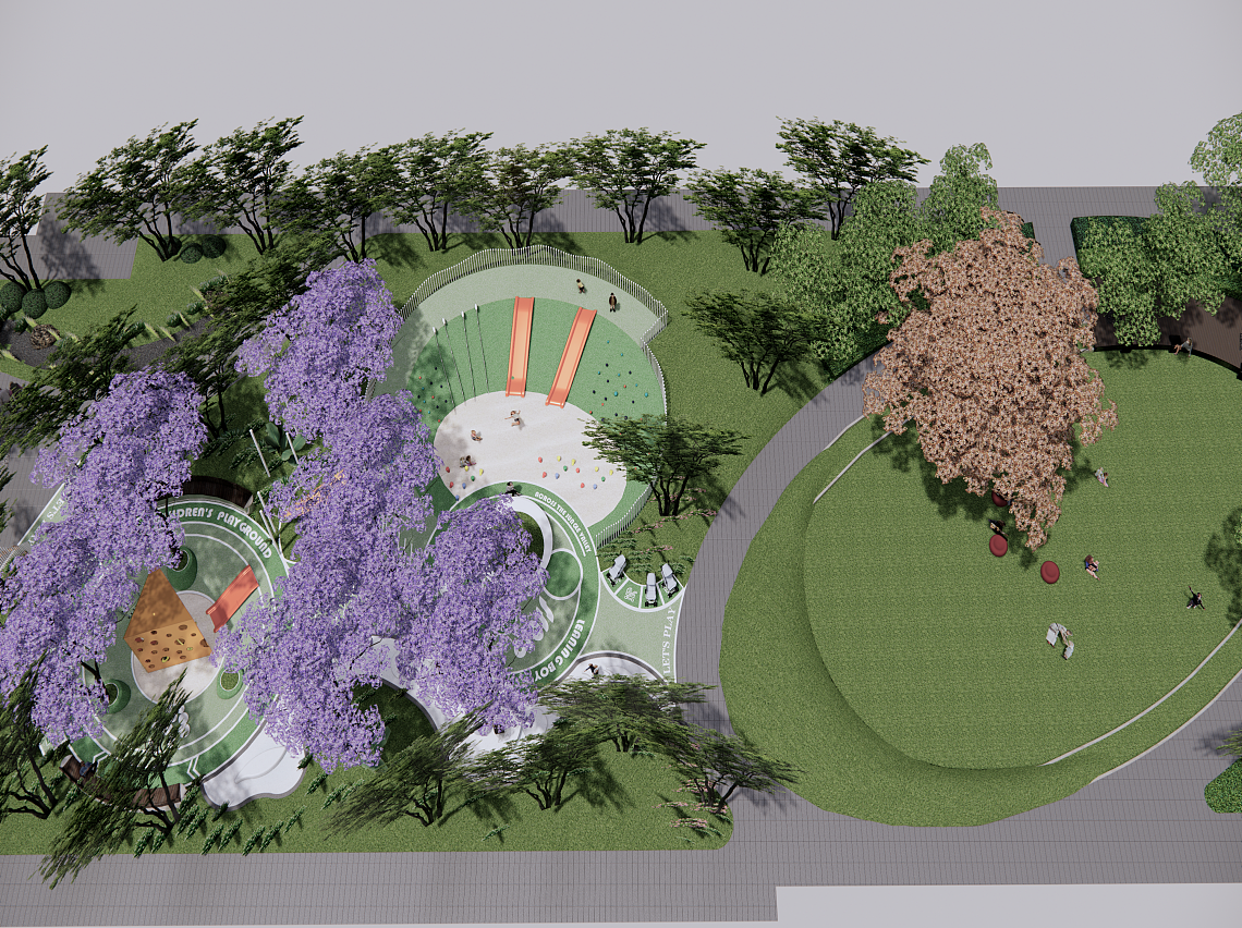 儿童趣味互动区SU模型下载