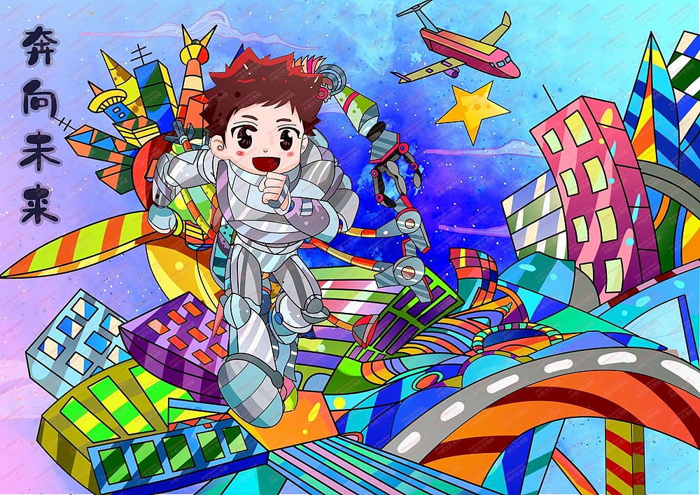 中小学生电脑绘画作品创作制作（图ZMzA5NTEwMzcy） - 儿童插画 - 站酷设计师sucaionline2020原创素材 - 站酷ZCOOL
