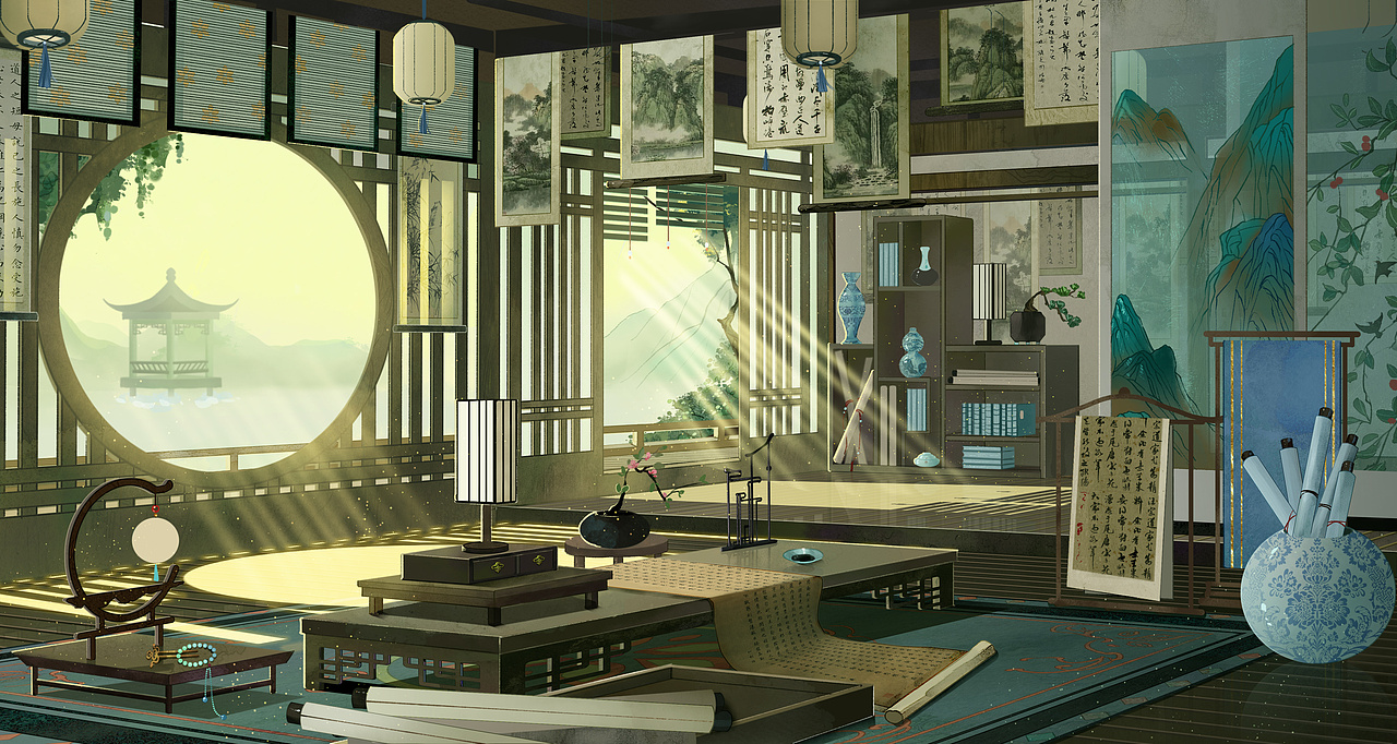 古风室内场景