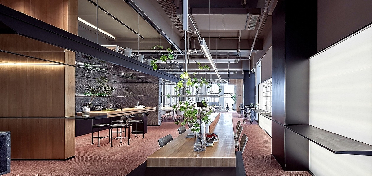 现代开放式办公室