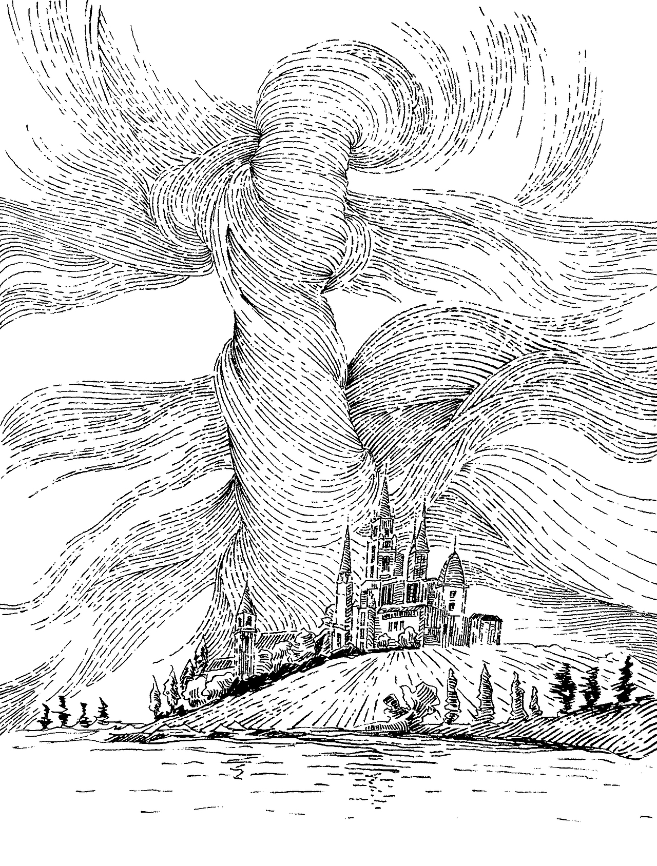 手绘版海报系类-大吸力油烟机