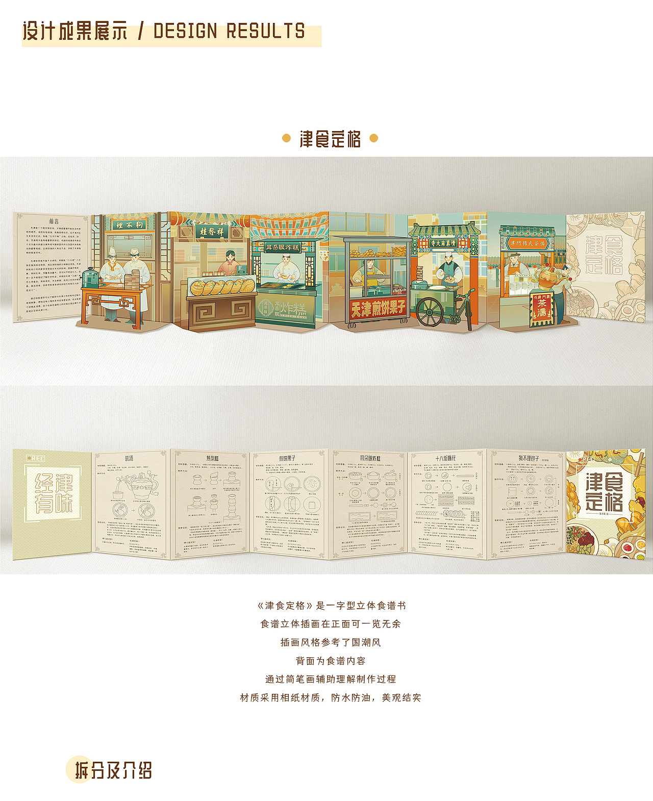 #2023 青春答卷#“经津有味”食谱文创设计