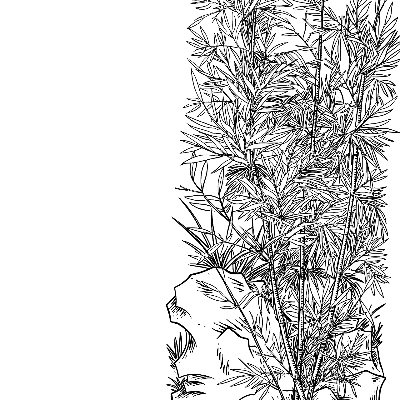 茶品牌长卷插画