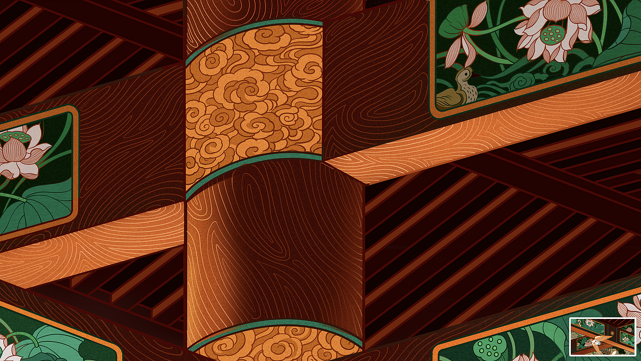 《画壁》组画系列（图ZMzYwNTM4NDMy） - 商业插画 - 站酷设计师唐众汤忠原创素材 - 站酷ZCOOL