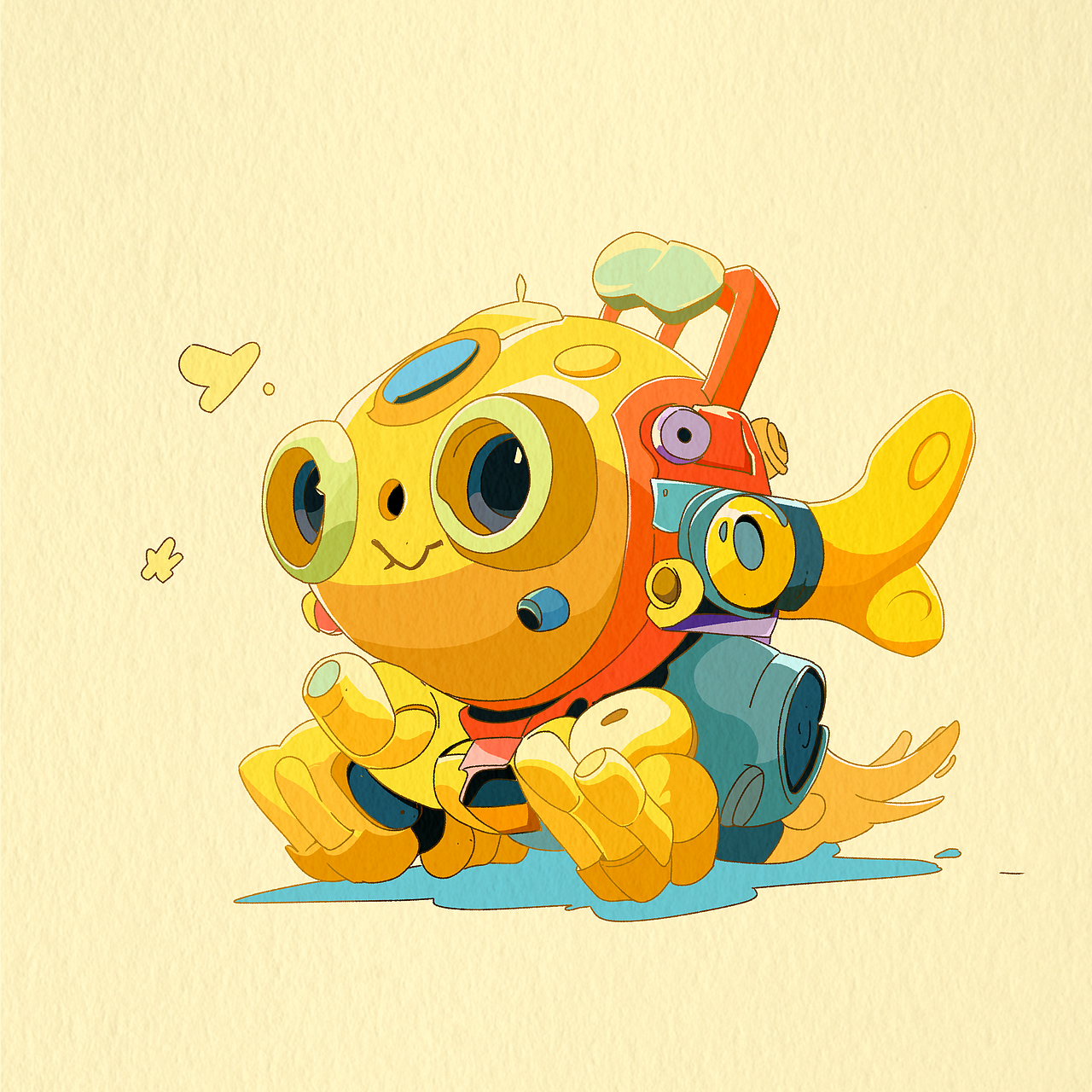 独眼眼原创插画 - 光怪陆离#1