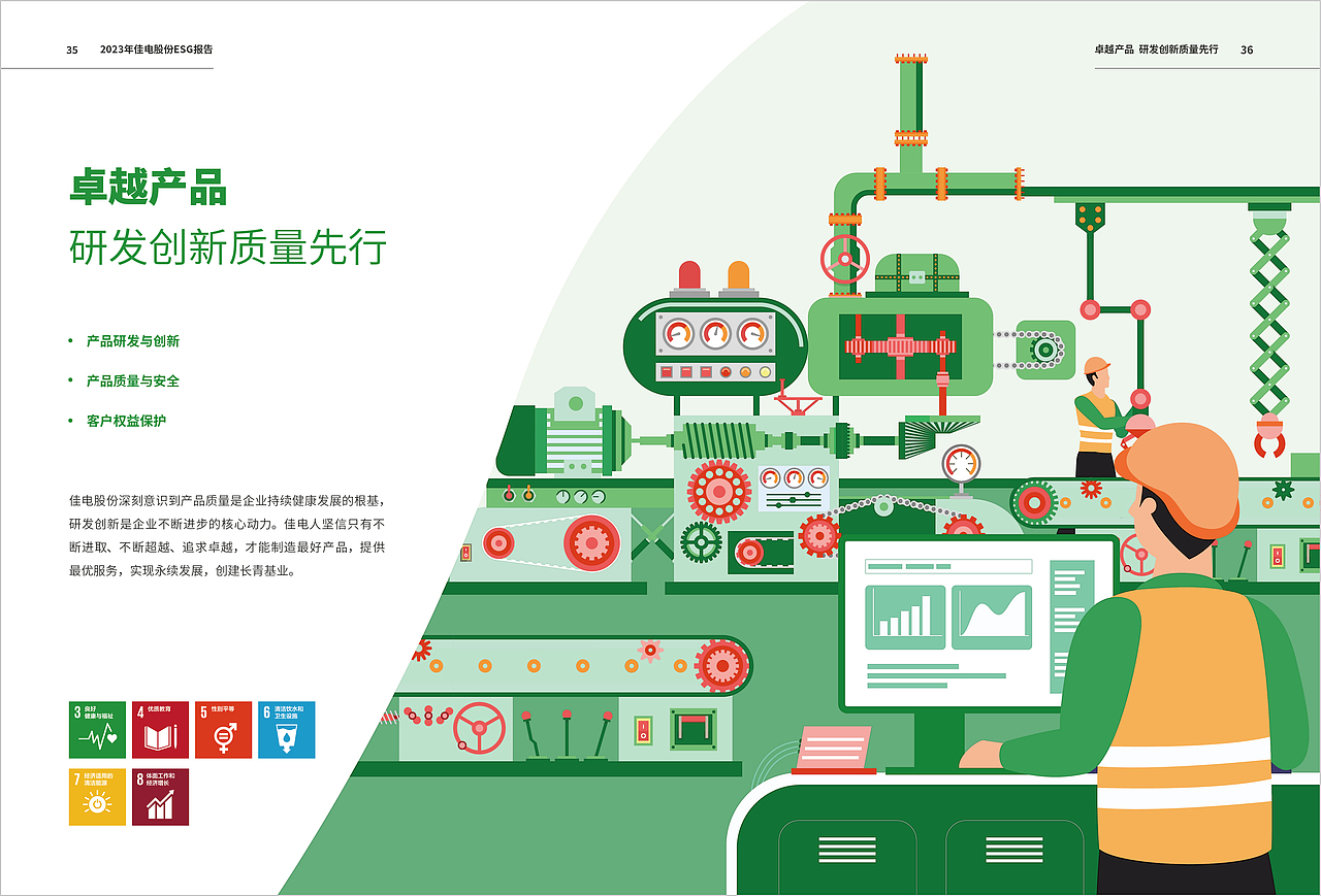 佳电股份2023年ESG报告设计提案分享（图ZMzYxMDM0MzA0） - 其他平面 - 站酷设计师韩宇飞原创素材 - 站酷ZCOOL