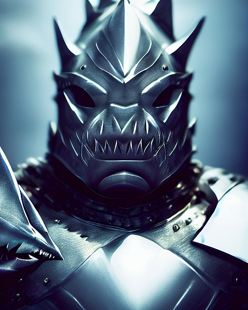 用Tiamat AI绘画创作的动物战士