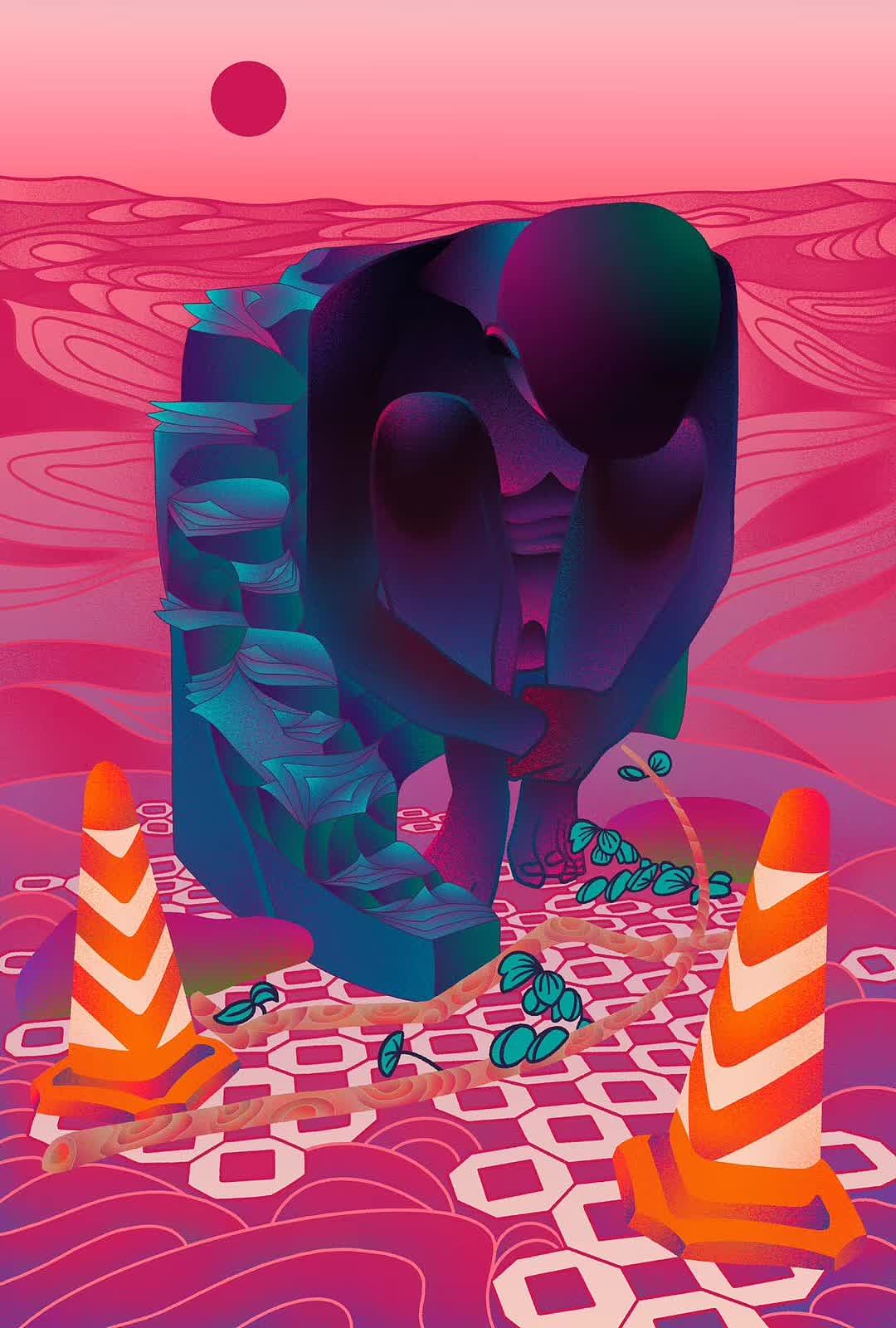 记录-作品入围第七届Hiii Illustration国际插画大赛